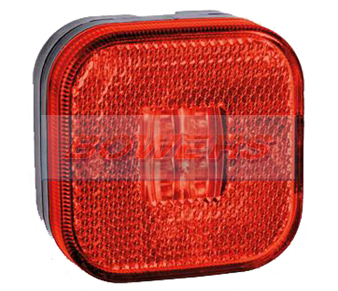 Red Square LED Marker Light FT-027C
